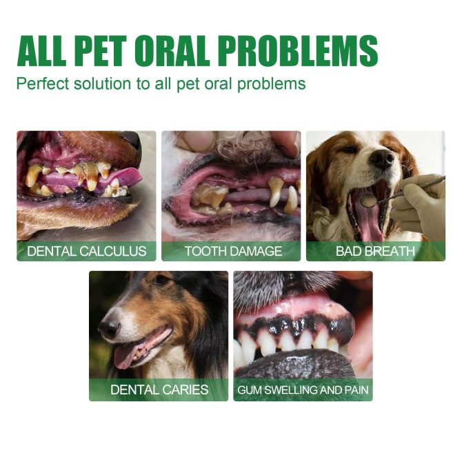 Yegbong Pet Tooth Deodorizer Spray, Cats And Dogs Universal Mouth Cleaning Breath Freshening Spray - Image 4