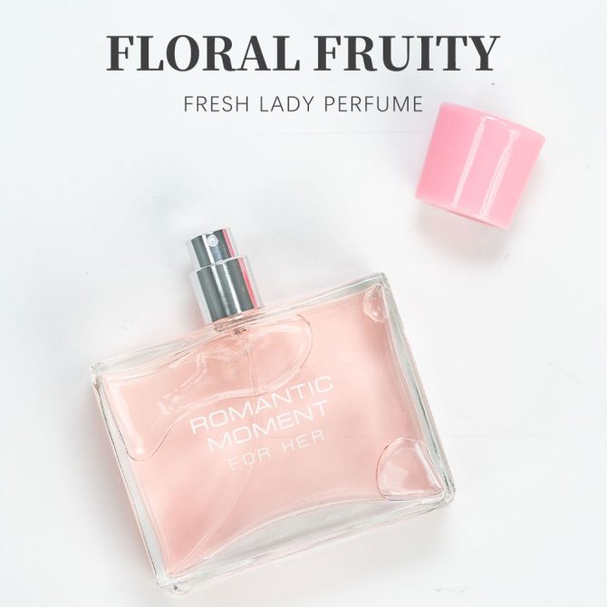3.4fl Oz Women's Eau De Parfum - ROMANTIC MOMENT - Floral & Woody - With Rose, Chamomile, and Lemon - Medium Intensity Perfume - Image 11