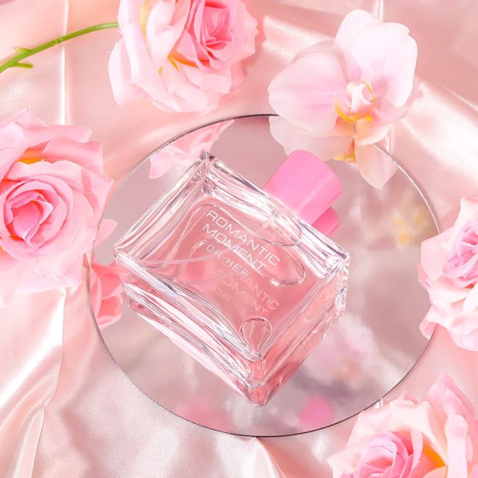 3.4fl Oz Women's Eau De Parfum - ROMANTIC MOMENT - Floral & Woody - With Rose, Chamomile, and Lemon - Medium Intensity Perfume - Image 17