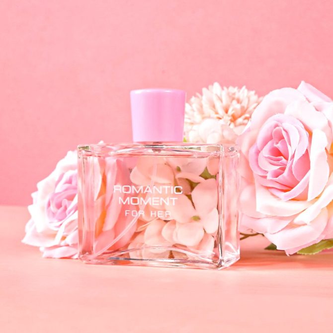 3.4fl Oz Women's Eau De Parfum - ROMANTIC MOMENT - Floral & Woody - With Rose, Chamomile, and Lemon - Medium Intensity Perfume - Image 18