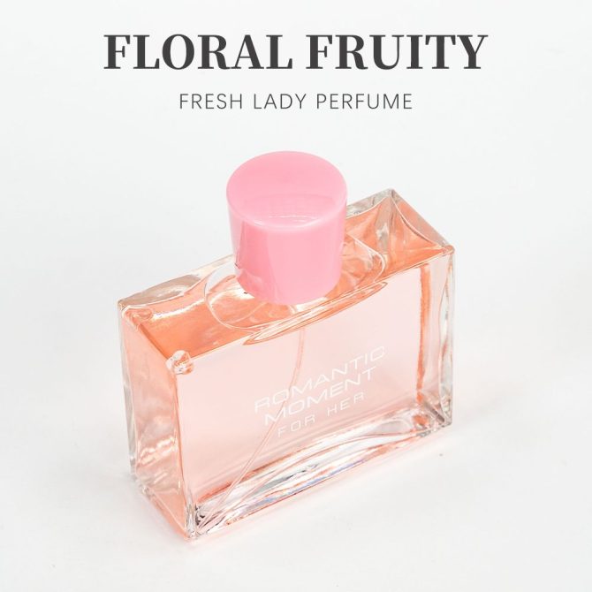 3.4fl Oz Women's Eau De Parfum - ROMANTIC MOMENT - Floral & Woody - With Rose, Chamomile, and Lemon - Medium Intensity Perfume - Image 10
