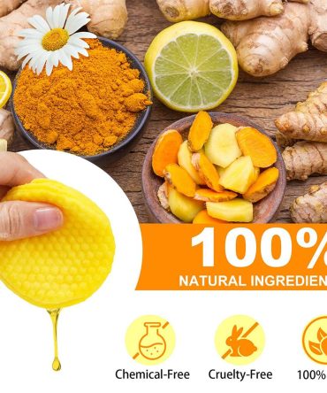 2-JAR Turmeric Kojic Acid Cleansing Pads -Cleansing & Hydrating Facial Pads, Facial Cleansing for All Skin Type