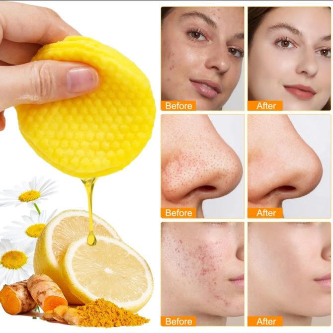 2-JAR Turmeric Kojic Acid Cleansing Pads -Cleansing & Hydrating Facial Pads, Facial Cleansing for All Skin Type - Image 8