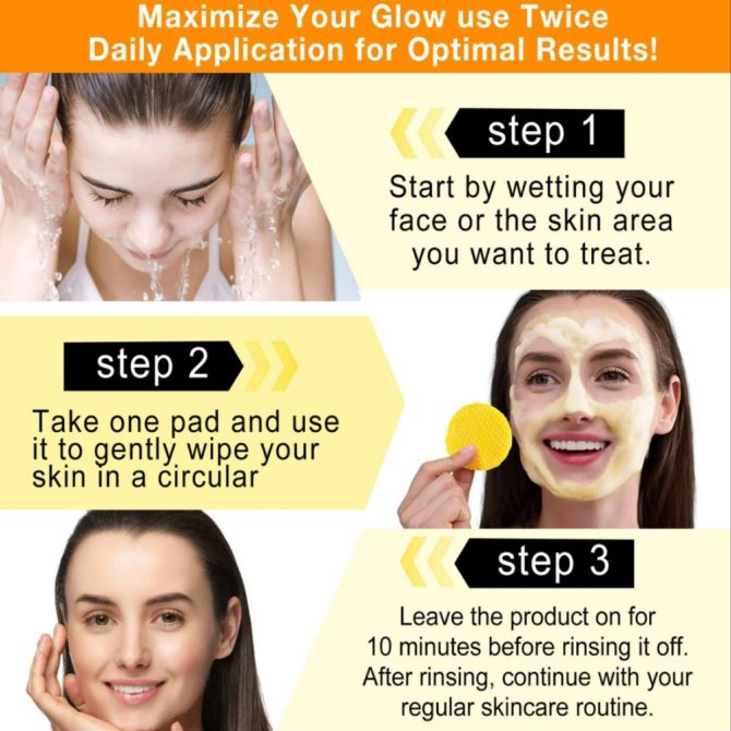 2-JAR Turmeric Kojic Acid Cleansing Pads -Cleansing & Hydrating Facial Pads, Facial Cleansing for All Skin Type - Image 10