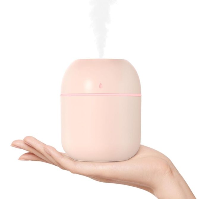 (FST-EV-6)Portable Mini Humidifier, 220ml,Small Cool Mist Humidifier, USB Personal Desktop Humidifier For Bedroom Travel Office Home - Image 13