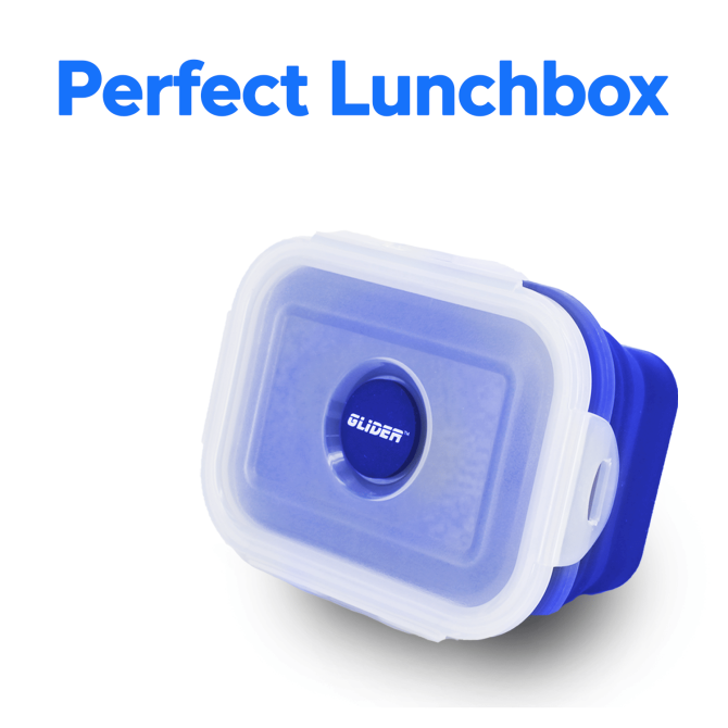 GLIDER S20 Black Bento Premium Lunch Box & Food Storage Container - Image 4