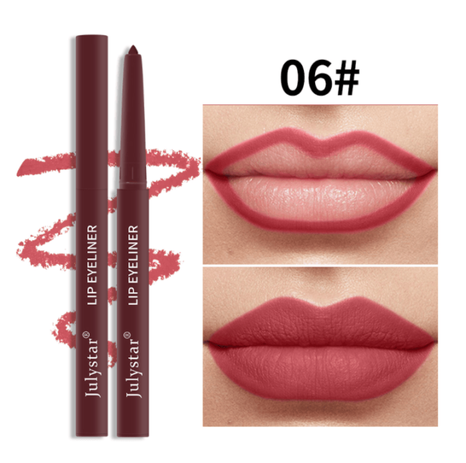 PSJ301-011M  Fine and Smooth Lip Balm, Ink-like Lip Liner, Lasting Lipstick, 6 Color Lip Liner, Smooth and Full with Multiple Color Options, Single Unit 0.5g, Non-Diffuse, - Image 15