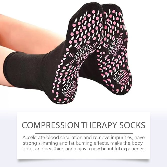 Houkea Comfort Massage Socks Gently Relieve Foot Discomfort Warm Comfort Soft Skin Massage Socks - Image 4