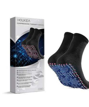 Houkea Comfort Massage Socks Gently Relieve Foot Discomfort Warm Comfort Soft Skin Massage Socks