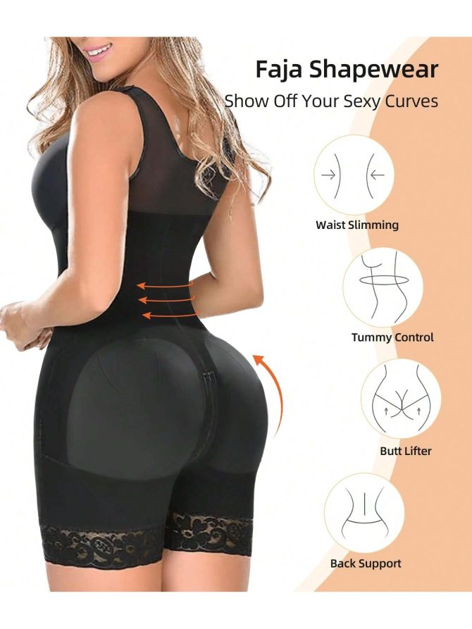 Fajas Colombianas Shapewear for Women Tummy Control Post Surgery Full Body Shaper Butt Lifter with Zipper Crotch,corset tops for women,fajas colombianas moldeadoras - Image 65