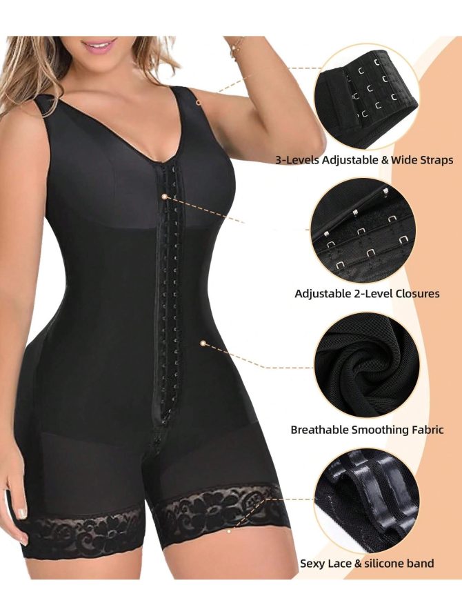 Fajas Colombianas Shapewear for Women Tummy Control Post Surgery Full Body Shaper Butt Lifter with Zipper Crotch,corset tops for women,fajas colombianas moldeadoras - Image 15
