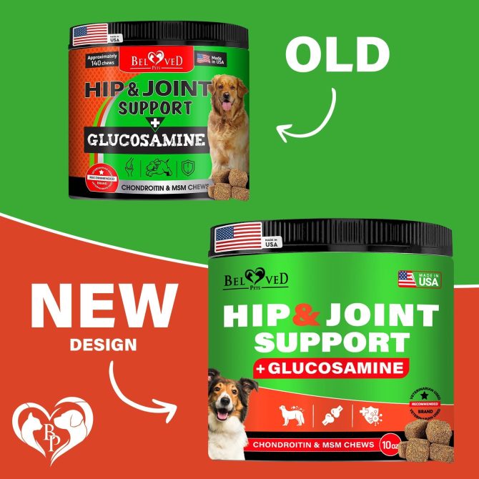 Dog Hip and Joint Supplement Arthritis Pain Relief Treats Glucosamine Chondroitin MSM Soft Chews for Senior Dogs Natural Medicine & Support Mobility Turmeric Vitamins for Dysplasia - Image 8