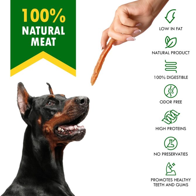 Chicken Strips Dog Treats Human Grade Meat Sticks Grain Free Chews 10.6 Oz - Image 2