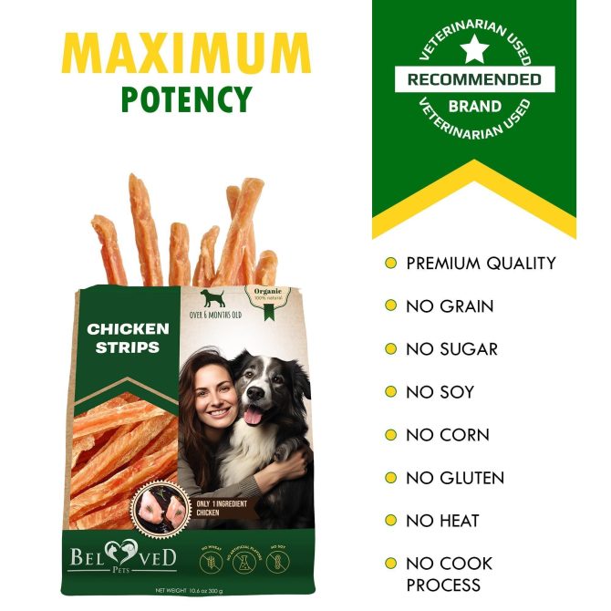 Chicken Strips Dog Treats Human Grade Meat Sticks Grain Free Chews 10.6 Oz - Image 6