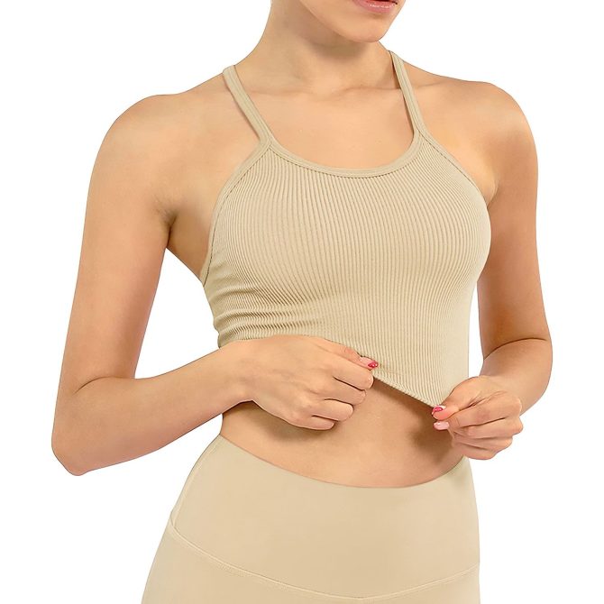 3 Pack Women Crop Basic Tank Top Ribbed Knit Sleeveless Round Neck 9 Color Machine Wash Summer Crop S to XL - Image 84