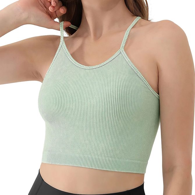 3 Pack Women Crop Basic Tank Top Ribbed Knit Sleeveless Round Neck 9 Color Machine Wash Summer Crop S to XL - Image 19