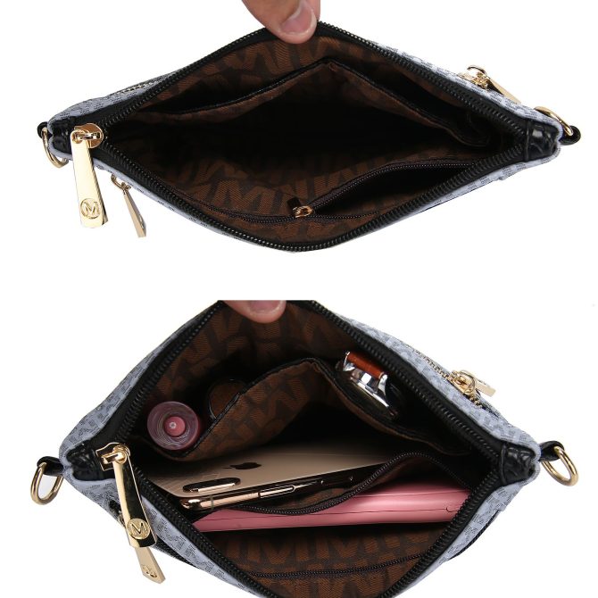 MKF Collection Tarren Signature Crossbody/ Wristlet by Mia k - Image 54