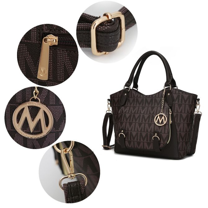 MKF Collection Fula Signature Satchel Bag by Mia k - Image 9