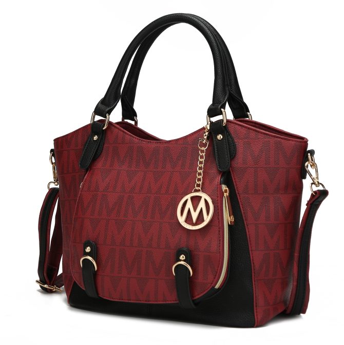 MKF Collection Fula Signature Satchel Bag by Mia k - Image 7