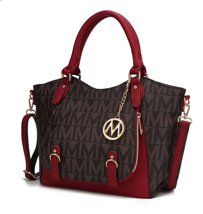 MKF Collection Fula Signature Satchel Bag by Mia k - Image 17