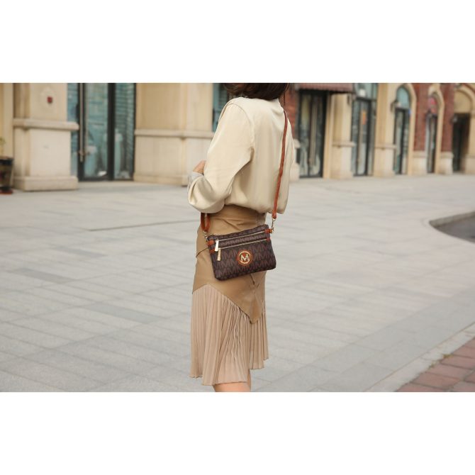 MKF Collection Geneve M Signature Crossbody & Wristlet by Mia k - Image 3