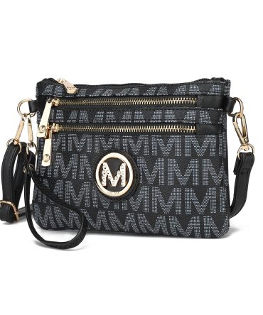 MKF Collection Geneve M Signature Crossbody & Wristlet by Mia k