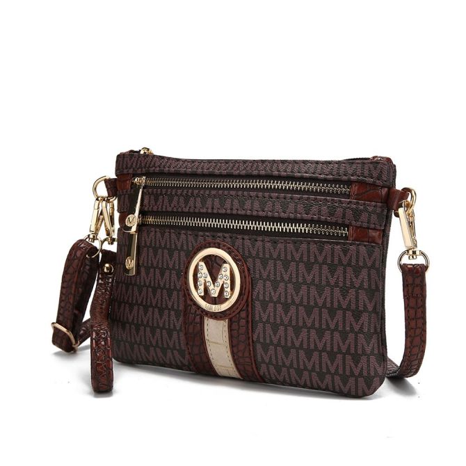 MKF Collection Tarren Signature Crossbody/ Wristlet by Mia k - Image 7