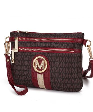 MKF Collection Tarren Signature Crossbody/ Wristlet by Mia k