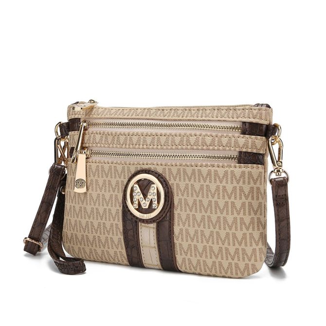 MKF Collection Tarren Signature Crossbody/ Wristlet by Mia k - Image 19