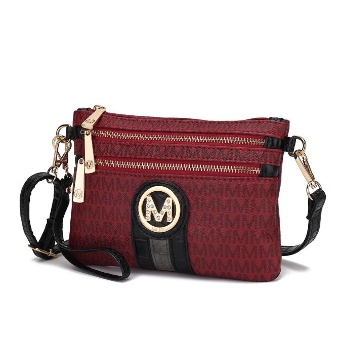 MKF Collection Tarren Signature Crossbody/ Wristlet by Mia k - Image 13