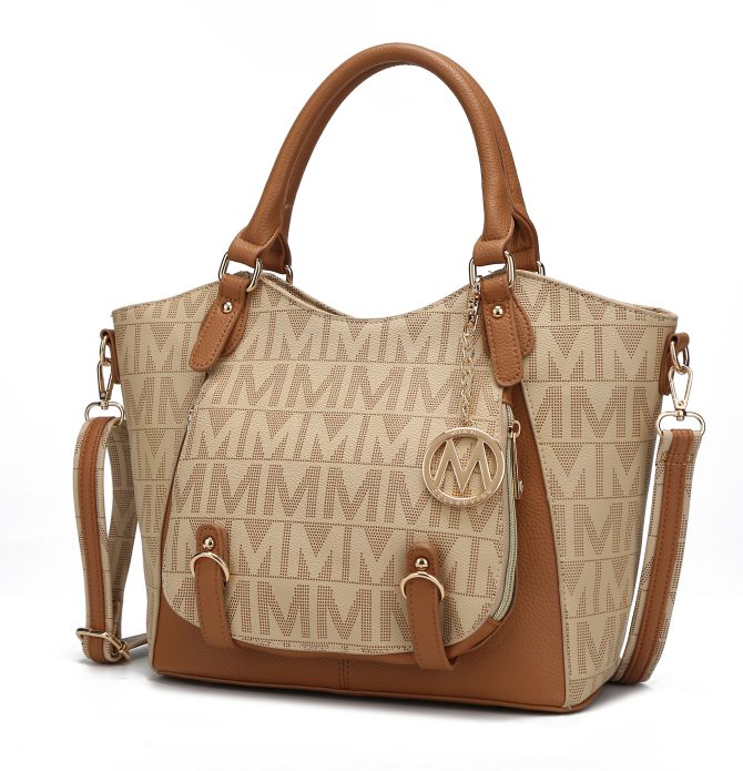 MKF Collection Fula Signature Satchel Bag by Mia k - Image 43