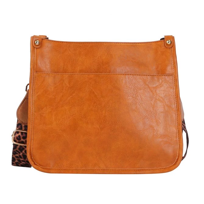 Women Fashion Leather Crossbody Bag Shoulder Bag Casual Handbag with Flexible Wearing Styles Adjustable Guitar Strap - Image 20