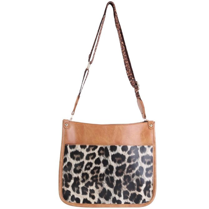 Women Fashion Leather Crossbody Bag Shoulder Bag Casual Handbag with Flexible Wearing Styles Adjustable Guitar Strap - Image 13