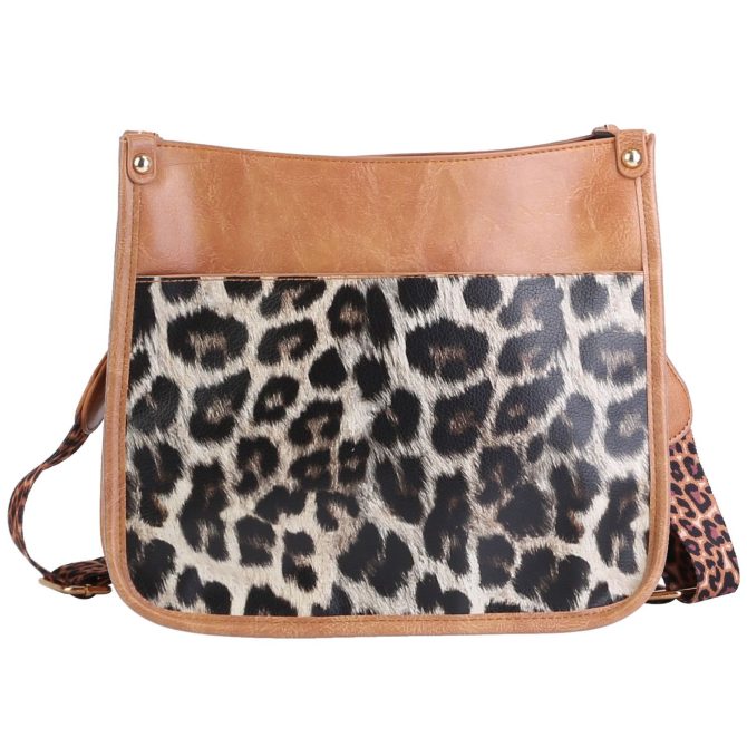 Women Fashion Leather Crossbody Bag Shoulder Bag Casual Handbag with Flexible Wearing Styles Adjustable Guitar Strap - Image 14