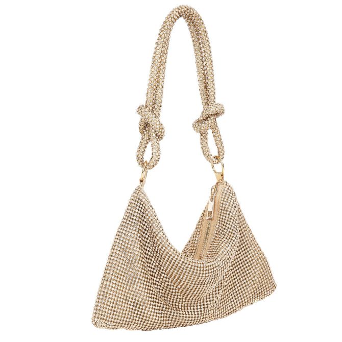 Women Glitter Evening Bags Shiny Rhinestone Lady Handbag Purses for Parties Wedding Cocktail - Image 19