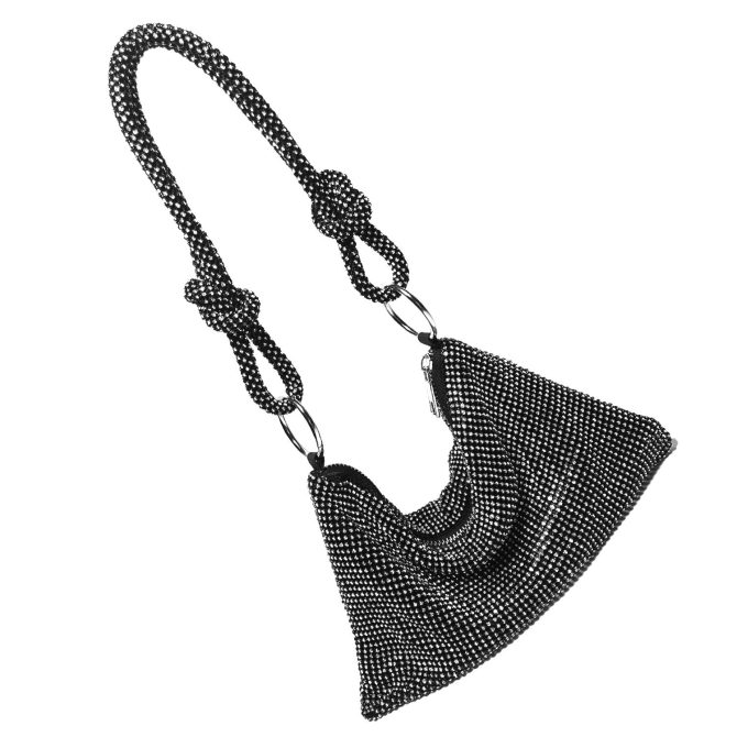 Women Glitter Evening Bags Shiny Rhinestone Lady Handbag Purses for Parties Wedding Cocktail - Image 14