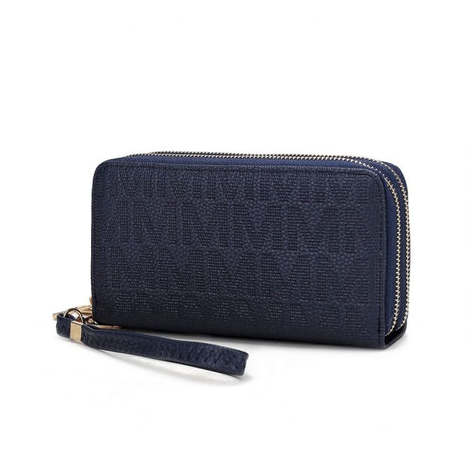 MKF Collection Lisbette Embossed M Signature Wallet by Mia k - Image 83