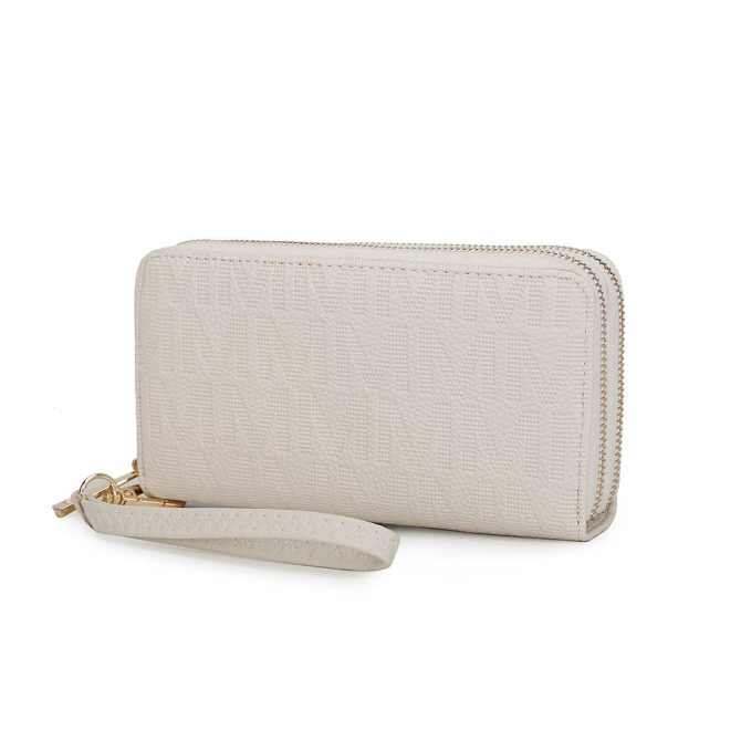 MKF Collection Lisbette Embossed M Signature Wallet by Mia k - Image 89