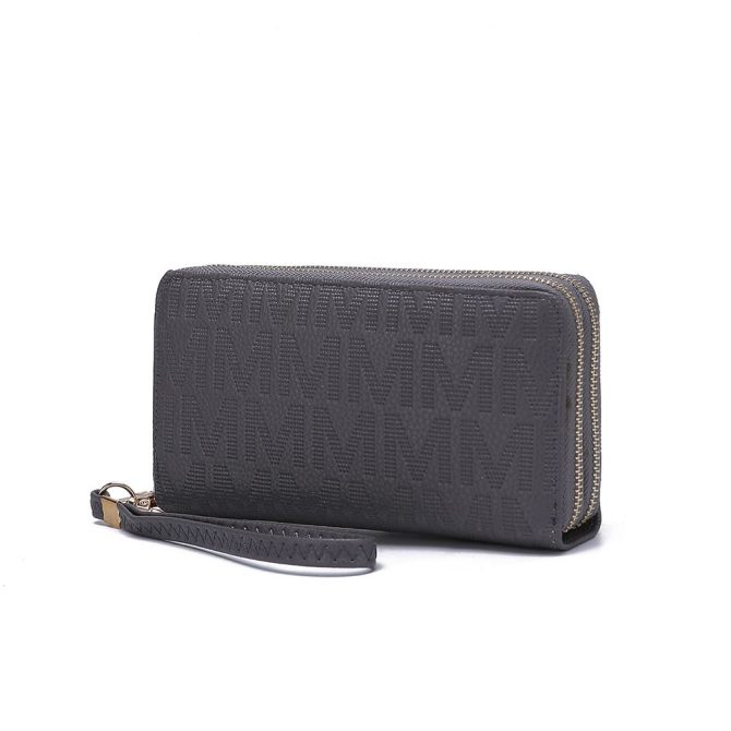 MKF Collection Lisbette Embossed M Signature Wallet by Mia k - Image 71