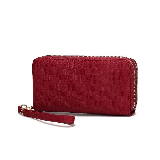 MKF Collection Lisbette Embossed M Signature Wallet by Mia k - Image 7