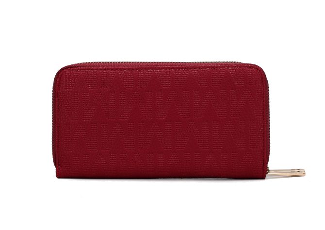 MKF Collection Lisbette Embossed M Signature Wallet by Mia k - Image 22