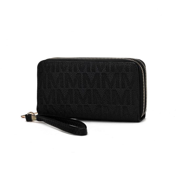 MKF Collection Lisbette Embossed M Signature Wallet by Mia k - Image 32