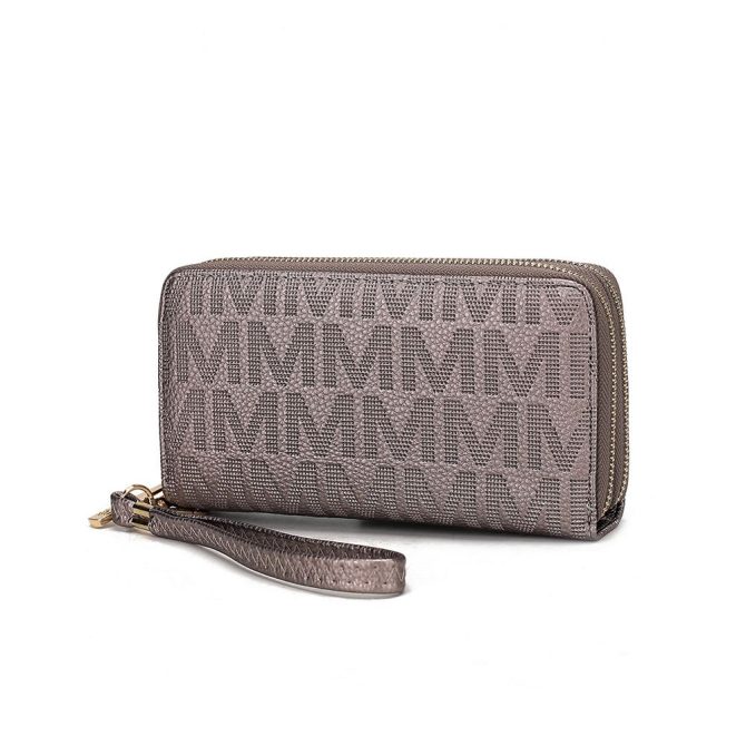 MKF Collection Lisbette Embossed M Signature Wallet by Mia k - Image 77