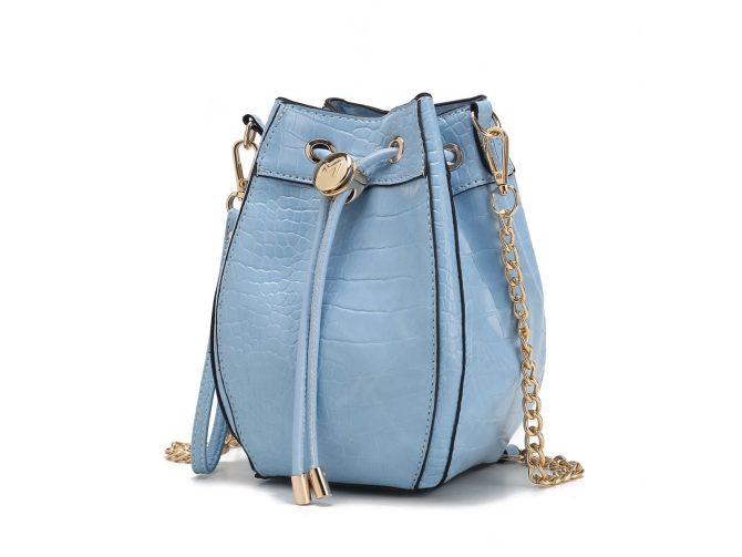 MKF Collection Cassidy Crocodile Embossed Vegan Leather Women's Shoulder Bag by Mia k - Image 51