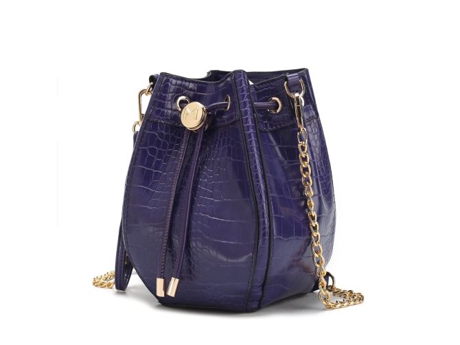 MKF Collection Cassidy Crocodile Embossed Vegan Leather Women's Shoulder Bag by Mia k - Image 21