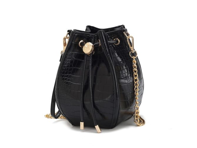 MKF Collection Cassidy Crocodile Embossed Vegan Leather Women's Shoulder Bag by Mia k - Image 61