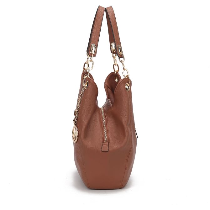 MKF Collection Ashley Vegan Leather Women's Hobo Shoulder Bag with Wallet- 2 pieces by Mia k - Image 56