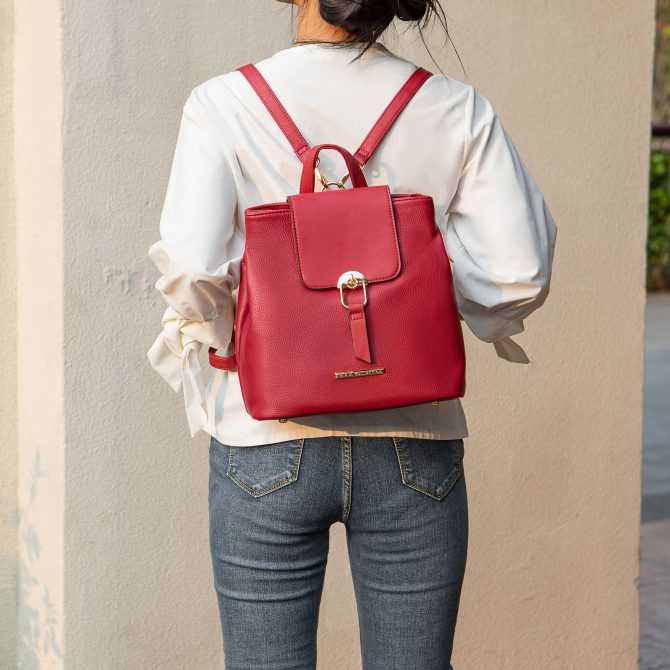 MKF Collection Ingrid Vegan Leather Women's Convertible Backpack by Mia k - Image 16