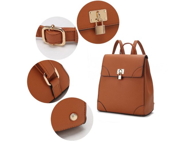 MKF Collection Sansa Vegan Leather Women's Backpack by Mia k - Image 27
