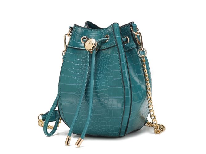 MKF Collection Cassidy Crocodile Embossed Vegan Leather Women's Shoulder Bag by Mia k - Image 16